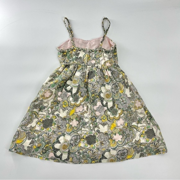 Liberty of London for Target 100% Cotton Earth Tones Neutral Floral Dress Size S - Picture 4 of 8